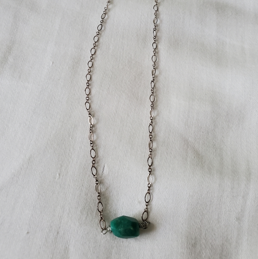 Real stone necklace